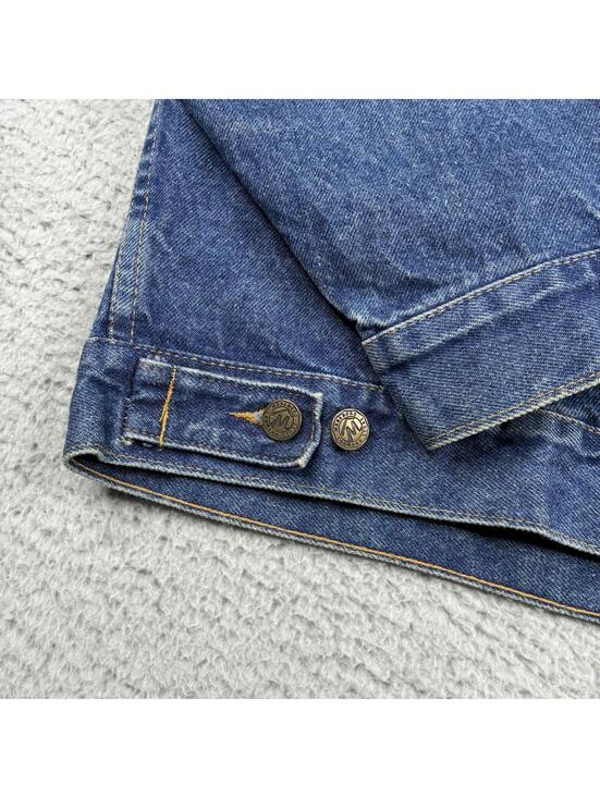 Vintage Marlboro Country Store Denim Trucker Jacket Mens XL 90s Tobacco Promo - Picture 11 of 15